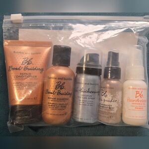 Bumble and bumble Haircare Collection with Gold and White Bottles